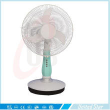 16 polegadas DC / ventilador de mesa recarregvel com 3 velocidades (USDC-403)